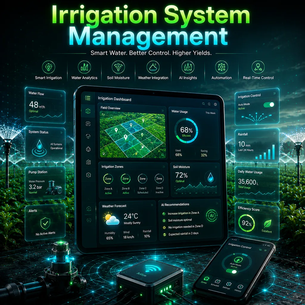 Irrigation system management solutions
